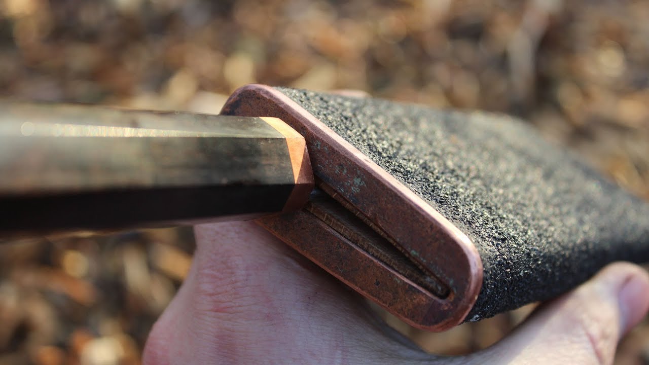 How to make a Japanese style Saya for a Damascus kitchen knife