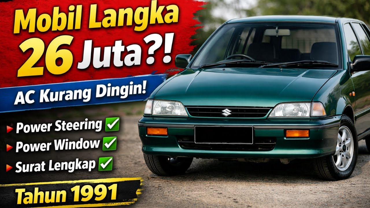 Suzuki Amenity 1991 Manual 26 Juta?! Mobil Tua Tapi Masih Layak Harian!