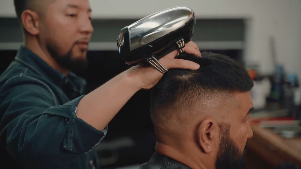 ASMR Barber shaving,королевское бритье