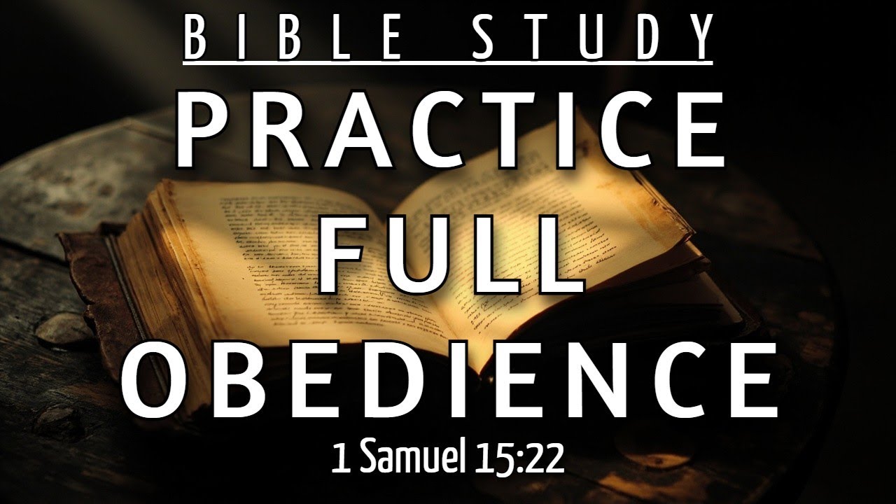 STOP NEGOTIATING WITH GOD AND UNLOCK THE FULL LIFE HE HAS FOR YOU - 1 SAMUEL 15:22