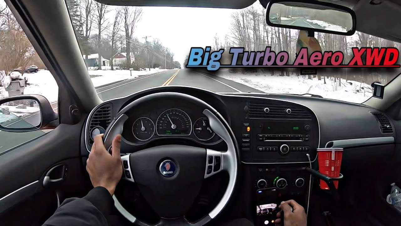 Saab 9-3 Aero XWD POV Driving + Brutal Pulls [500+awhp]