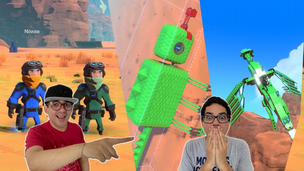 ENTRAMOS NO MUNDO DOS ROBÔS ANIMAIS DE BLOCOS!!! (mega batalha)