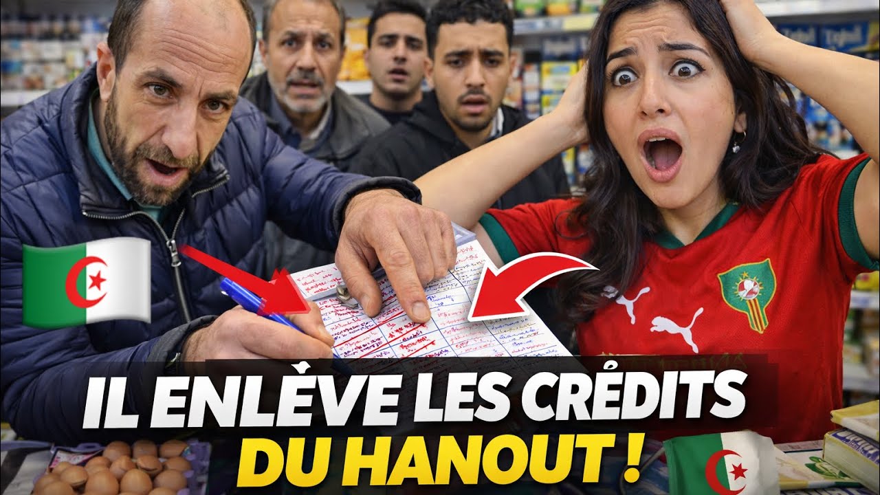 مغربية مصدومة 😱 واحد دخل للحانوت وراح ينحي الكريدي ديال الناس🇲🇦🇩🇿
