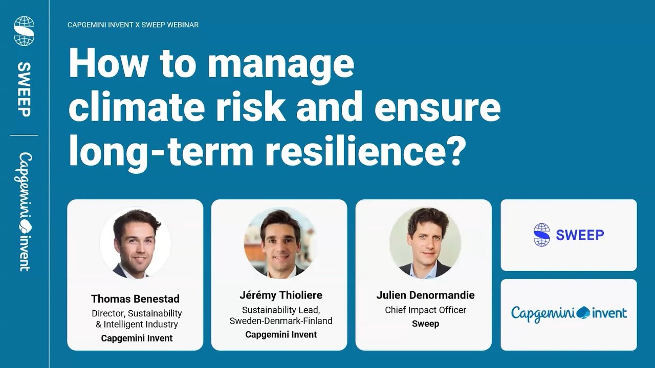 [WEBINAR] How to manage climate risk and ensure long-term resillience?