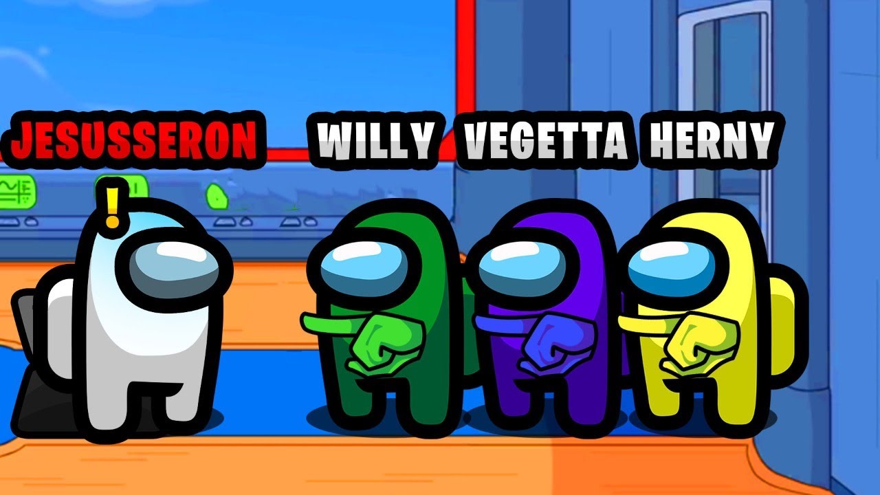 ME PILLA VEGETTA,WILLY y HERNY SALIENDO de una ALCANTARILA AMONG US