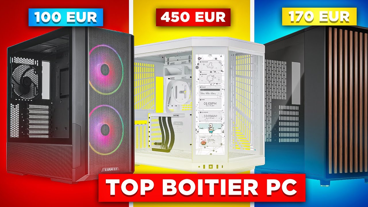 Guide d'achat BOITIER PC 2024 (TOP de 30&euro; &agrave; 150&euro;)