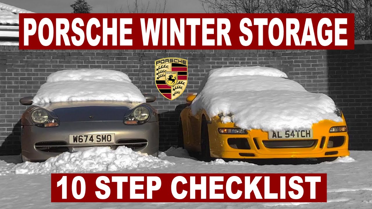 Зимнее хранение Porsche — контрольный список из 10 шагов