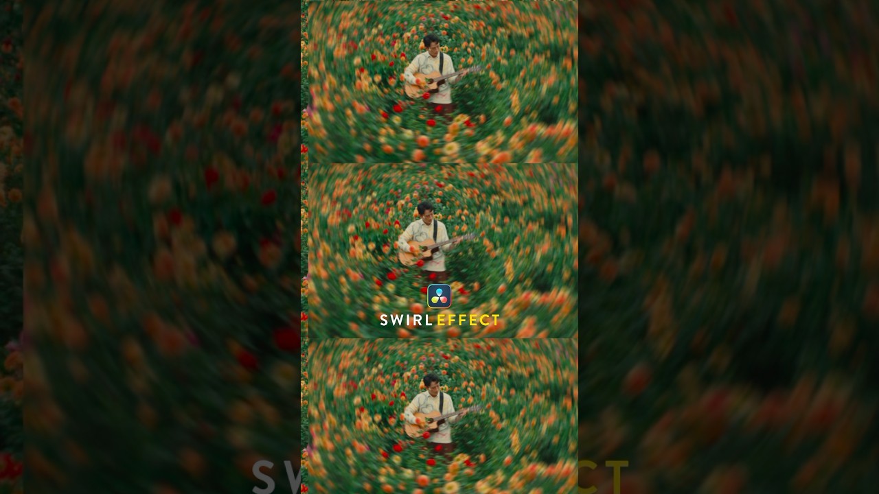 Swirl effect in DaVinci Resolve