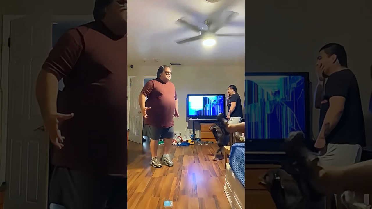 Broken tv prank on my father😂😂#funny #fyp #prank #usa #funnyvideo #funnymoments #fyp