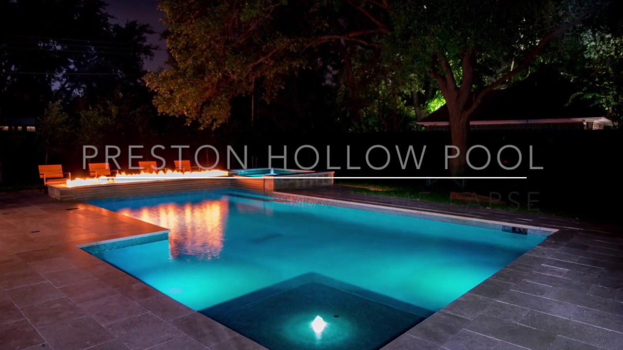 Preston Hollow Pool Construction Time-Lapse by Mike Farley