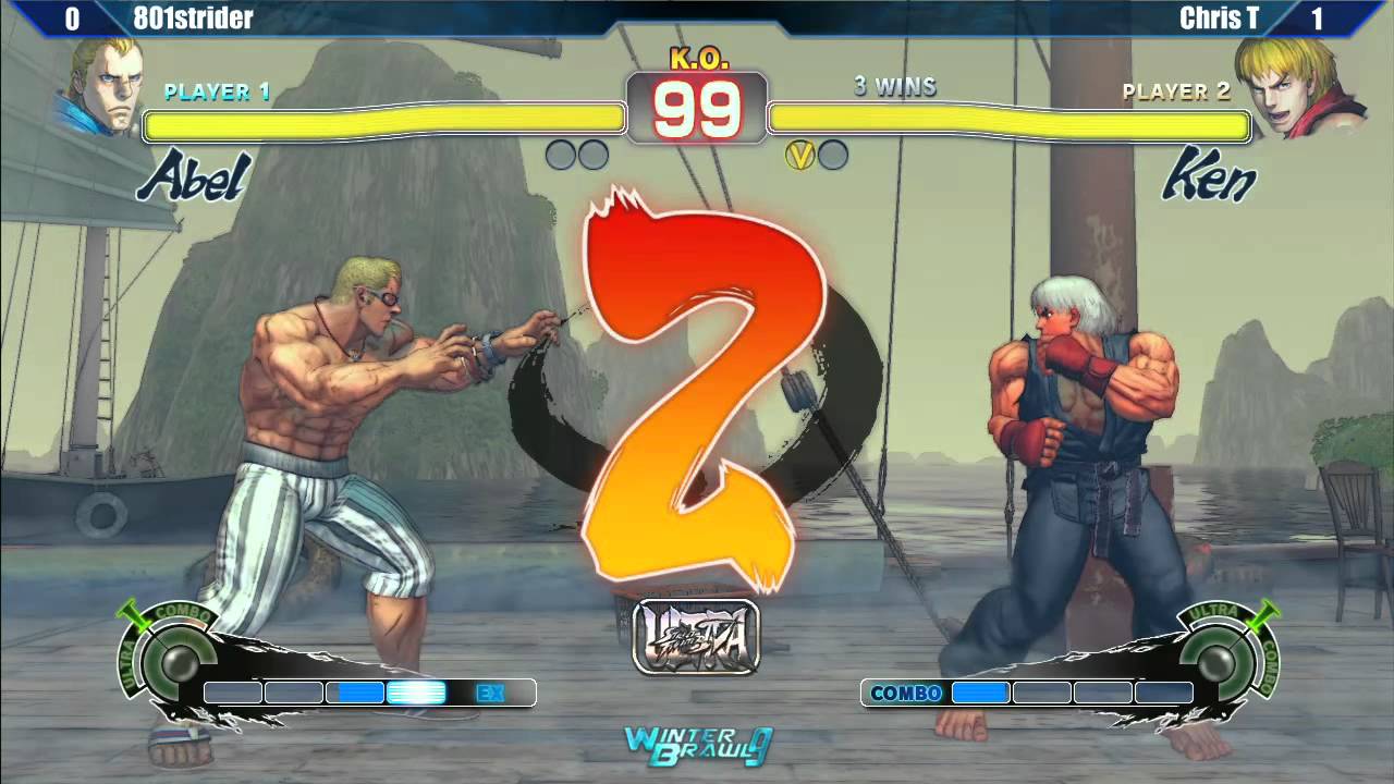 Winter Brawl 9 - USF4 - Top 8 - 801 Strider vs Chris Tatarian / TSC Sanford Kelly vs EG Ricky Ortiz