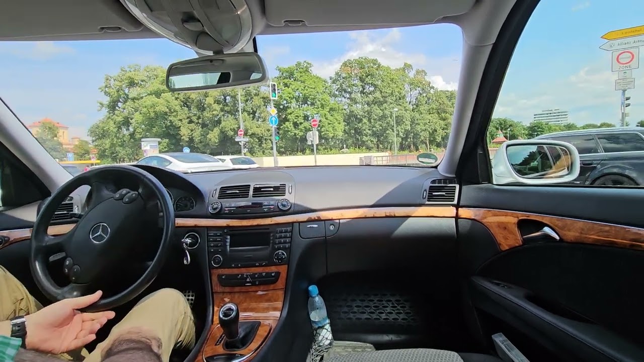 Mercedes W211 E200 Kompressor 2007 Probefahrt 03.08.2024