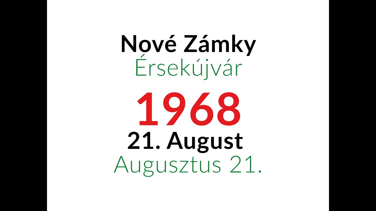 NZALBUM.SK * OKUP&Aacute;CIA NOV&Yacute;CH Z&Aacute;MKOV 21. 8. 1968 /1968. AUG. 21. &Eacute;RSEK&Uacute;JV&Aacute;R MEGSZ&Aacute;LL&Aacute;S&Aacute;NAK ESEM&Eacute;NYEI