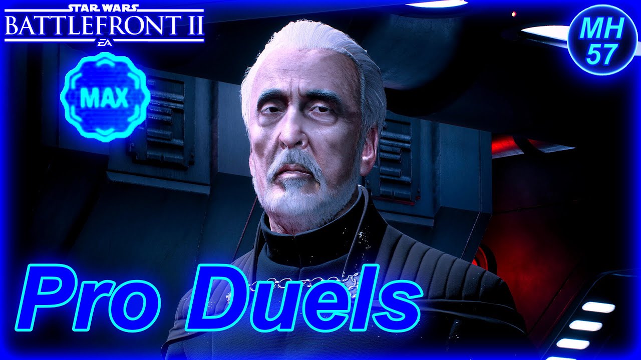 Intense 1vs1 Pro Lightsaber Duels with MAX Level Count Dooku | Battlefront 2