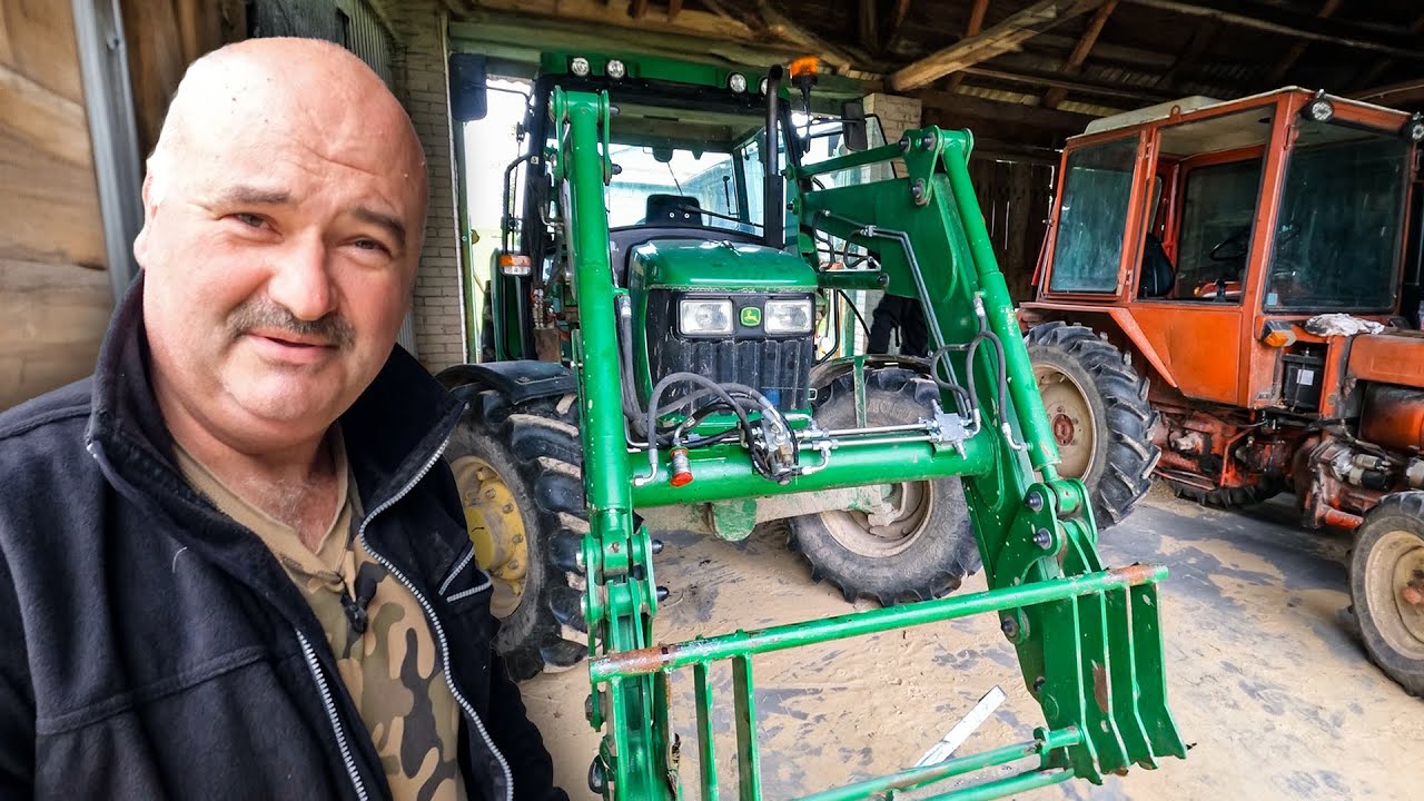 O CIĄGNIKI TRZEBA DBAĆ - WYMIANA OLEJU w JOHN DEERE