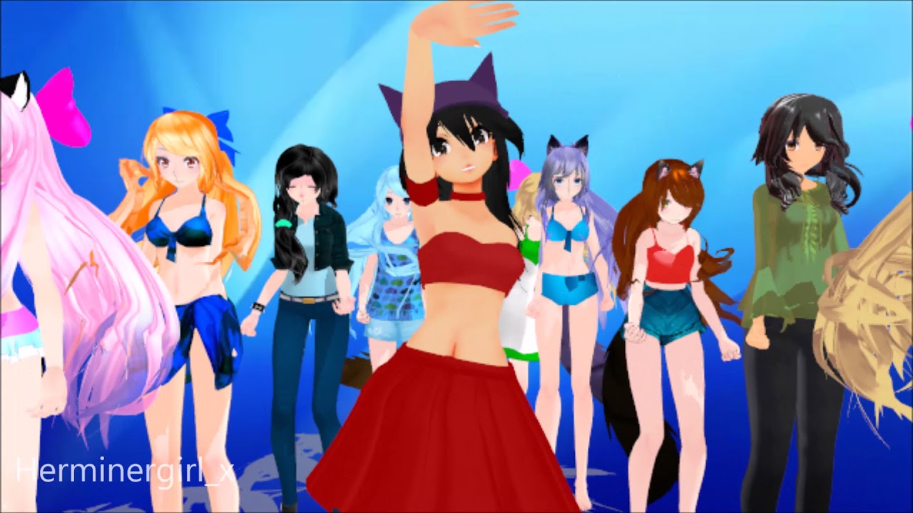 MMD - Starlight Girls - Help Me {Aphmau}