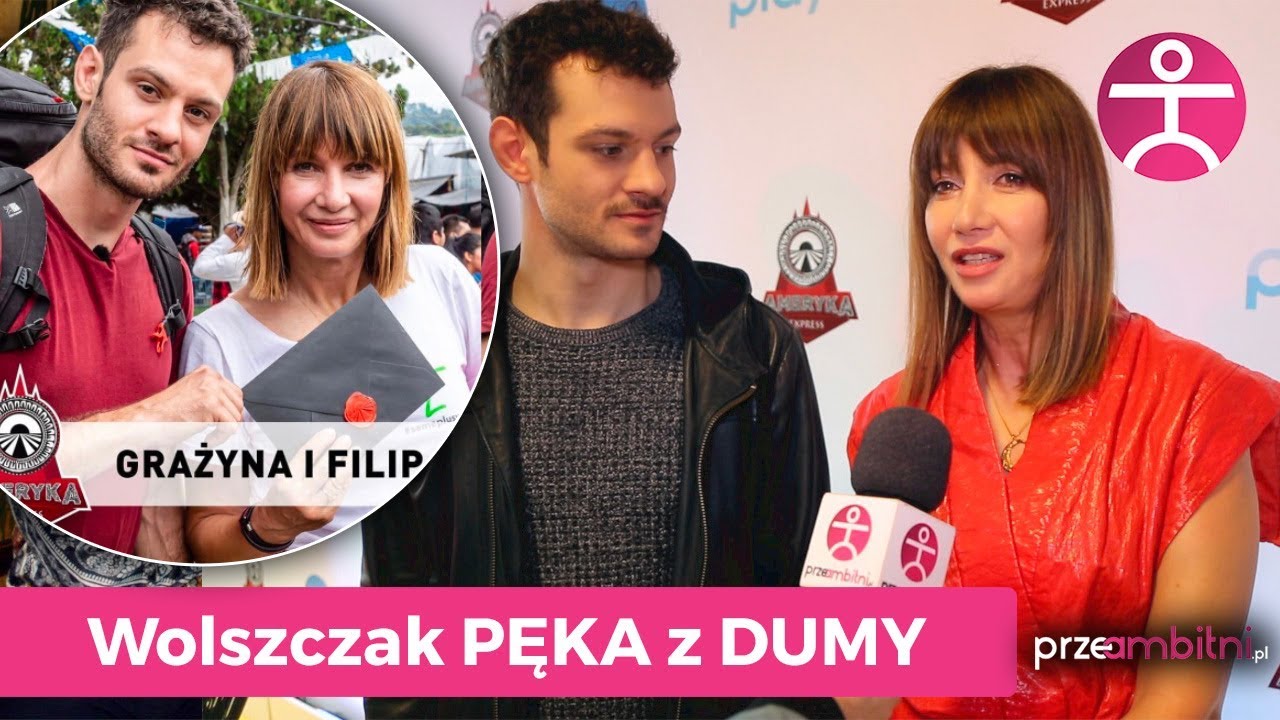 Jak Grażyna Wolszczak PĘKA z DUMY z SYNA? Filip Sikora w Ameryka Express | przeAmbitni.pl
