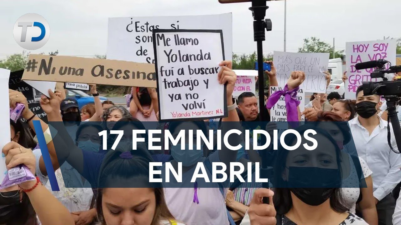 Se cometieron 17 feminicidios durante abril en NL