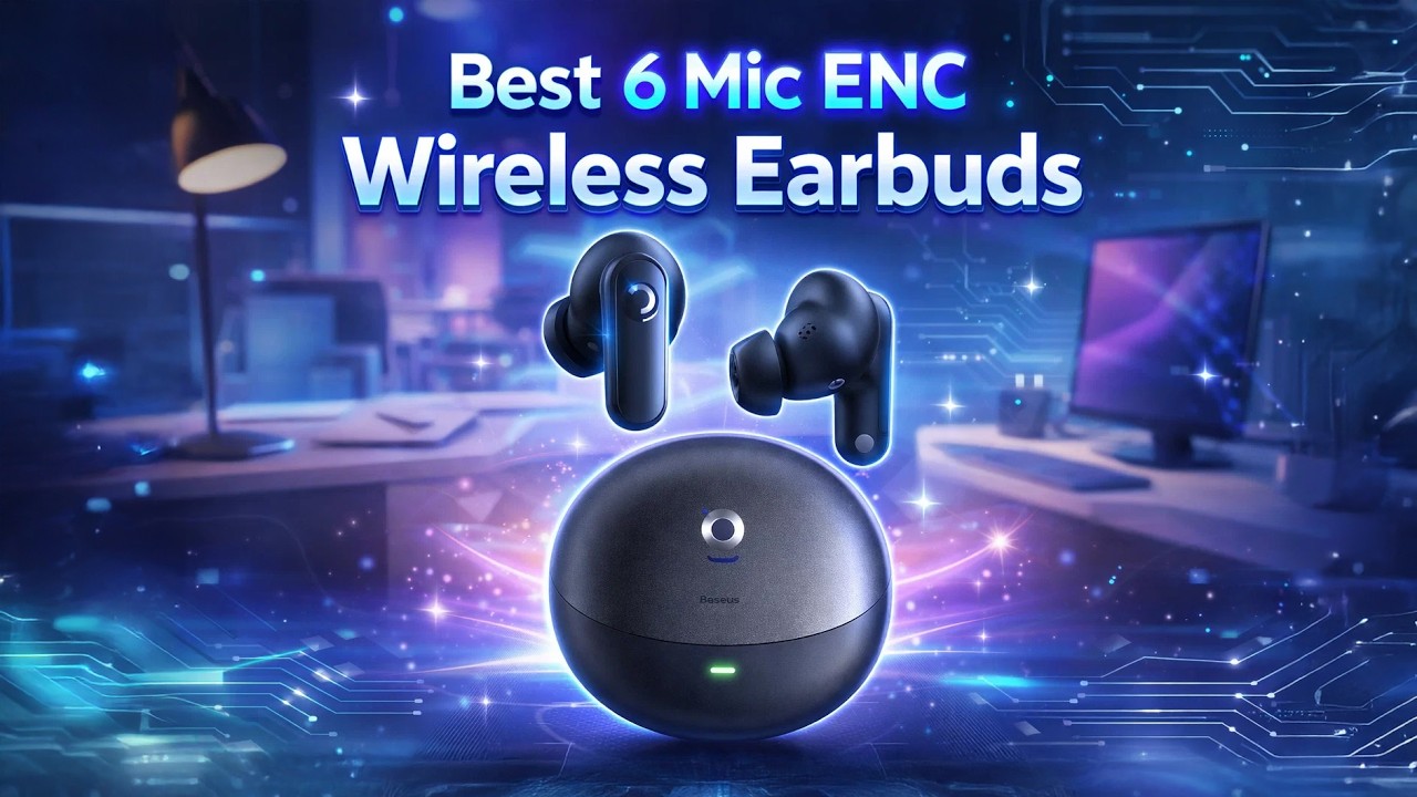 Best 6 Mic ENC Wireless Earbuds