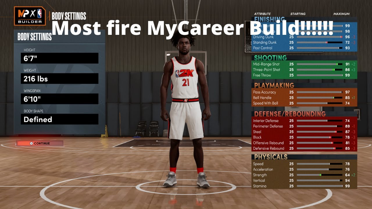 Best SF MyCareer build!?!?! Longtavius Johnson creation!! MyCareer Ep1