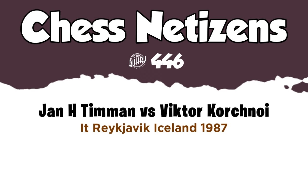 Jan H Timman vs Viktor Korchnoi &bull; It Reykjavik (Iceland) 1987.