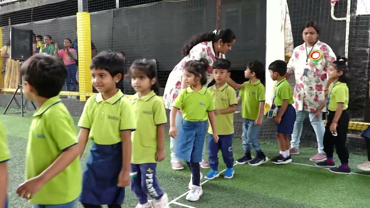 March Past of 2024-25 batch at the Sports Day event of EuroKids Alkapoor!!