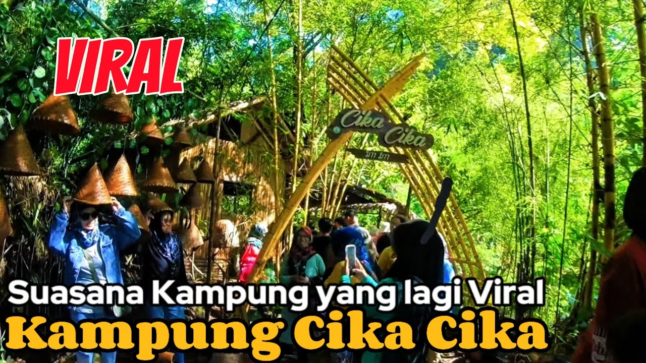 VIRAL‼️KAMPUNG CIKA CIKA,Wisata Kuliner Sisi Walungan yang lagi Viral