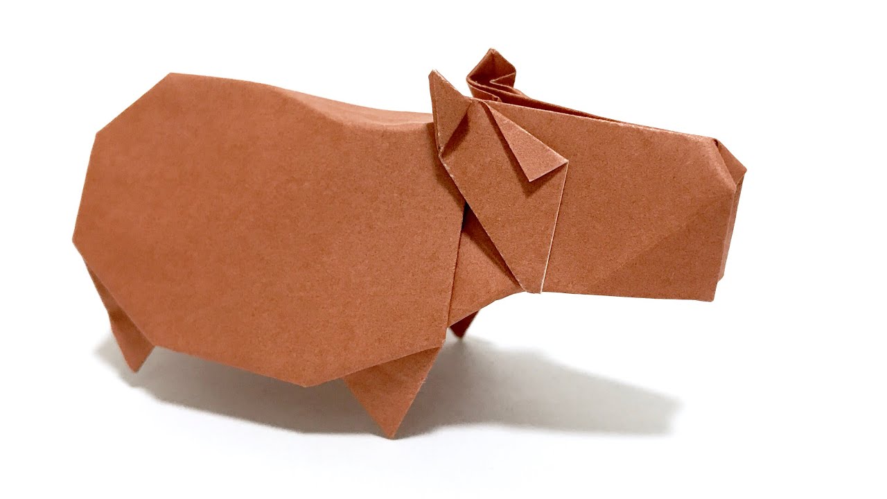 折り紙　カピバラ　Origami Capybara