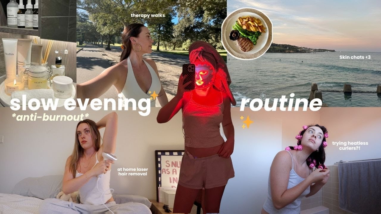 наша неспешная вечерняя рутина *ПРОТИВ ВЫГОРАНИЯ* 🌙 16:00–22:00 | прогулка, реалистичные привычки...