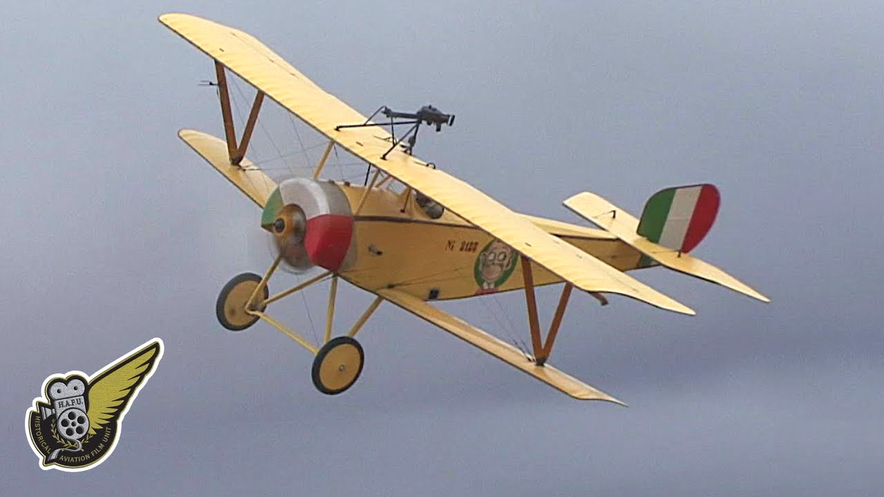 Listen to the rotary engine in this Nieuport 11 to understand how WW1 aircraft sounded