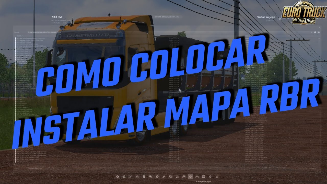 Como instalar mapa RBR no Gerfocenow