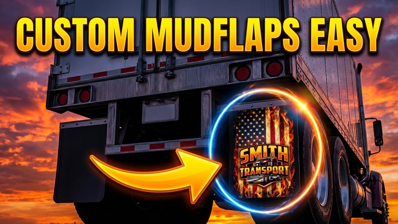 How to Make Custom Trailer Mudflaps | ATS & ETS2 Skinning Tutorial 2026 🚛