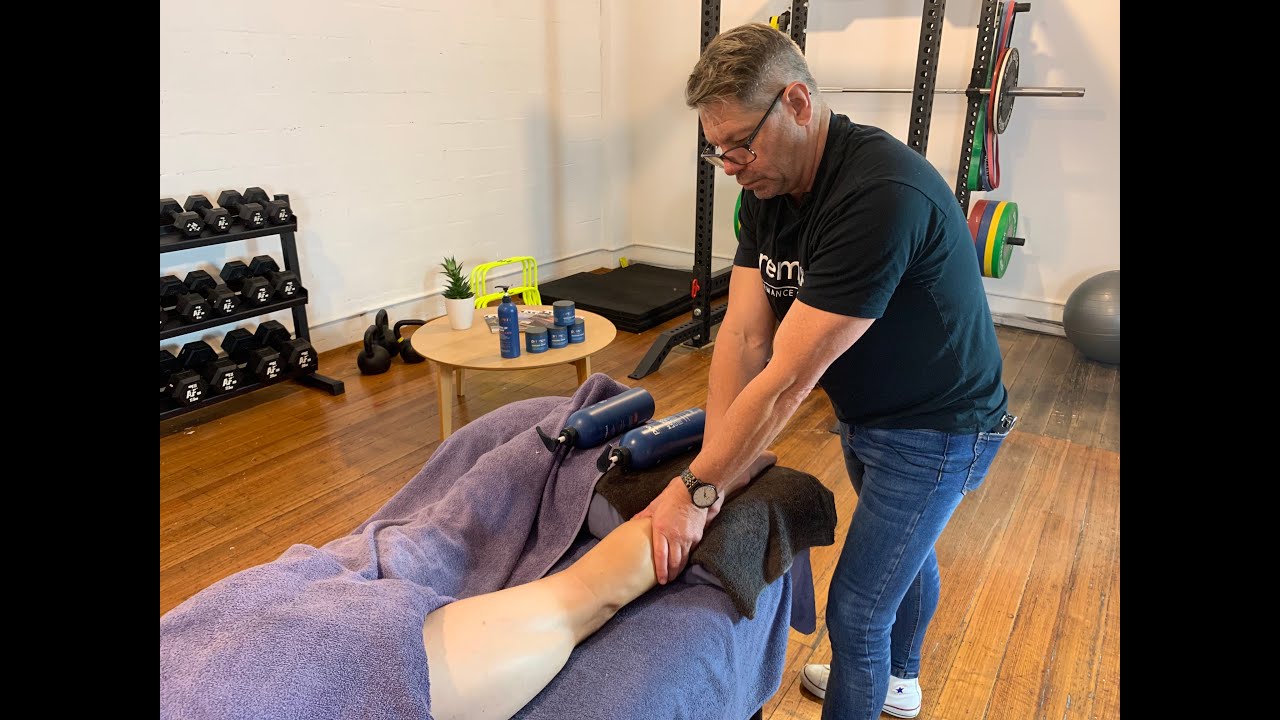 Recovery Massage of the Hamstrings & Calves with Stuart Hinds