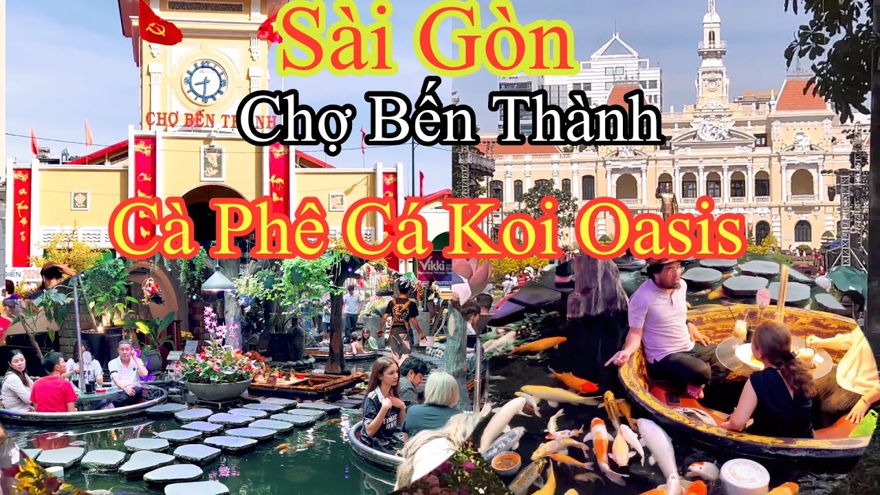 Sài Gòn Quán Cà Phê Cá Koi  Oasis Hấp Dẫn Khách Du Lịch tìm Đến Mổi Ngày…