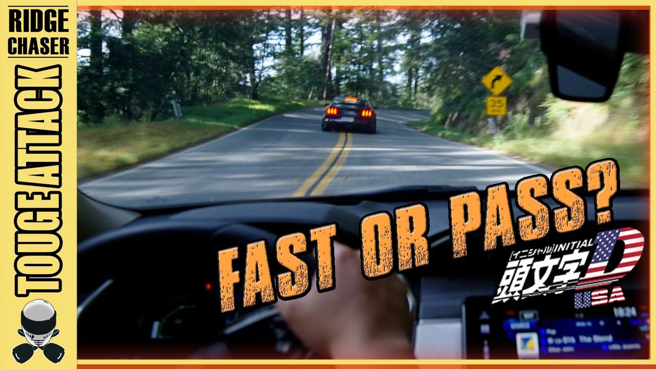 峠 Chasing Mustang Shelby GT350R | POV Downhill Canyon Run / Touge