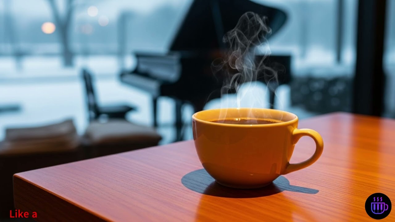 Cozy Winter Café Ambience with Soft Piano | Relaxing Music, Study & Focus #piano