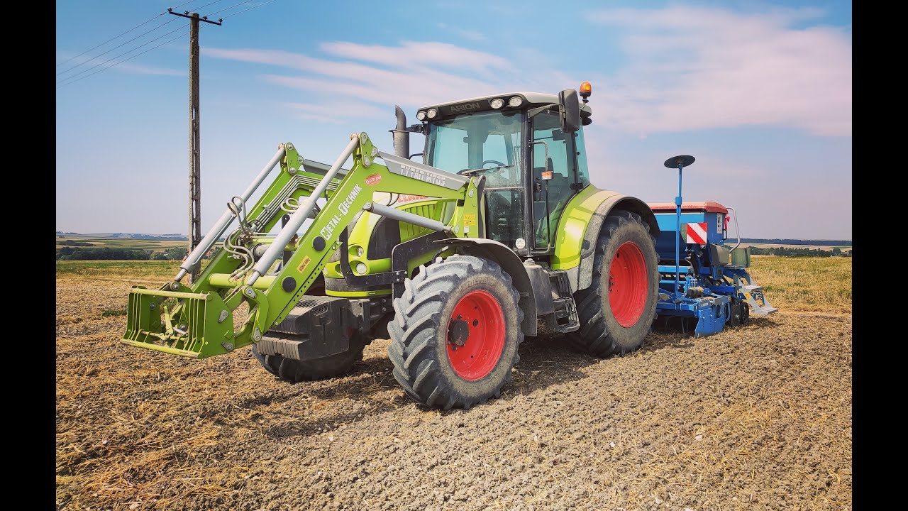 Siew rzepaku nowym agregatem | Claas Arion 610C | Lemken Zirkon 8/300 + Saphir 9/300 3m