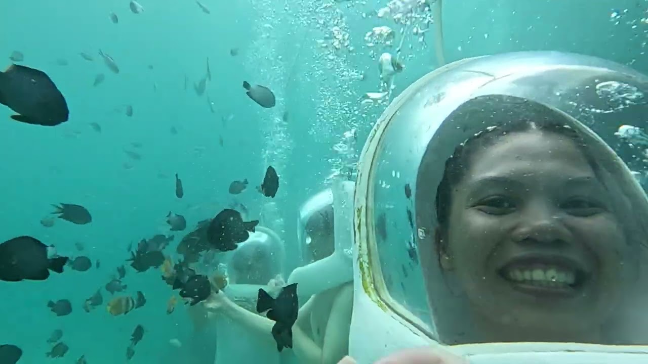 Vi gikk på havbunnen i Boracay 😱 | Helmet Dive filmet i 4K (GoPro)