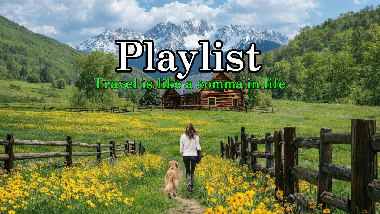 🎪 추억소환 Playlist, 치유, 힐링플리,  여행은 인생에 쉼표를 찍는 가장 아름다운 방법이예요.단지 풍경을 보는 것 뿐만 아니라, 자기 자신을 바라 볼 수 있는 시간입니다.