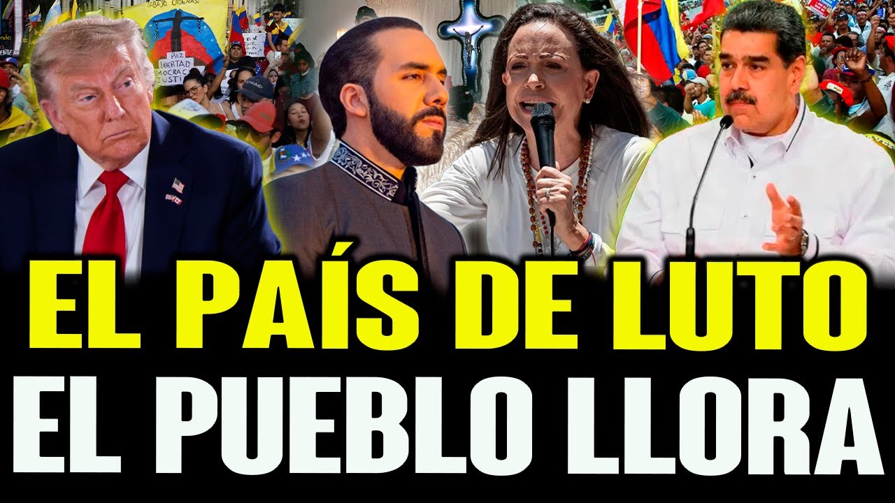 El pa&iacute;s de luto, El pueblo lo llora, Bukele, Venezuela y EEUU demandan c&aacute;rcel por siempre