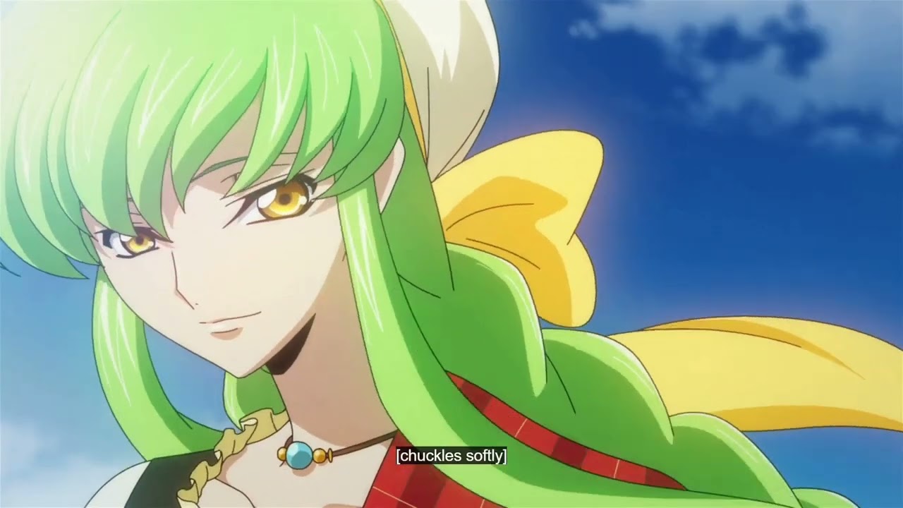 New CC and Lelouch scene from Code Geass: Roz&eacute; of the Recapture episode 4 (3/4)