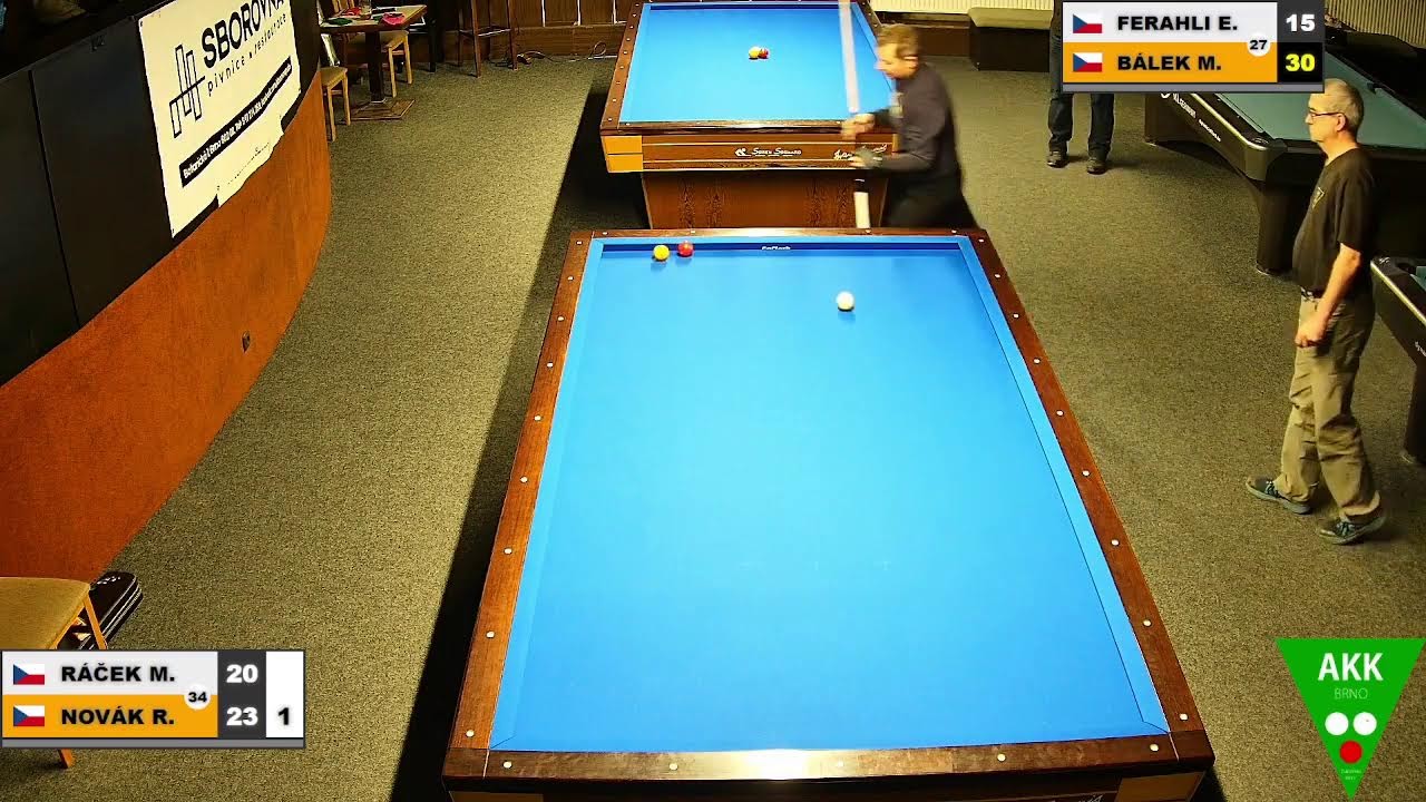 Czech Tournament | 3-cushion | Grand prix 3C | QF | Radek Novák v Milan Ráček
