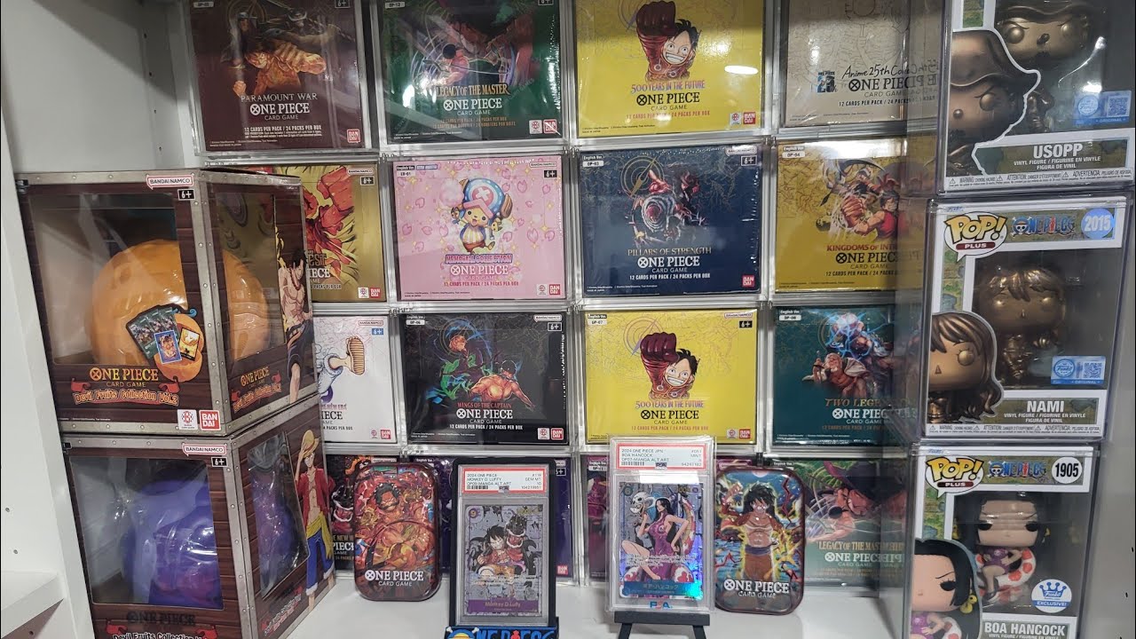 One piece sealed collection and graded card update video.