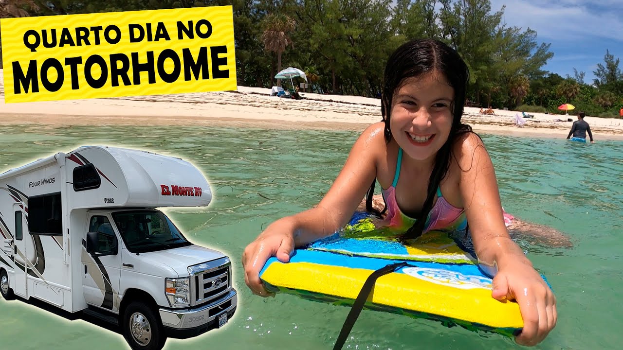 QUARTO DIA NO MOTORHOME - BRINCADEIRA E DIVERSÃO NA PRAIA