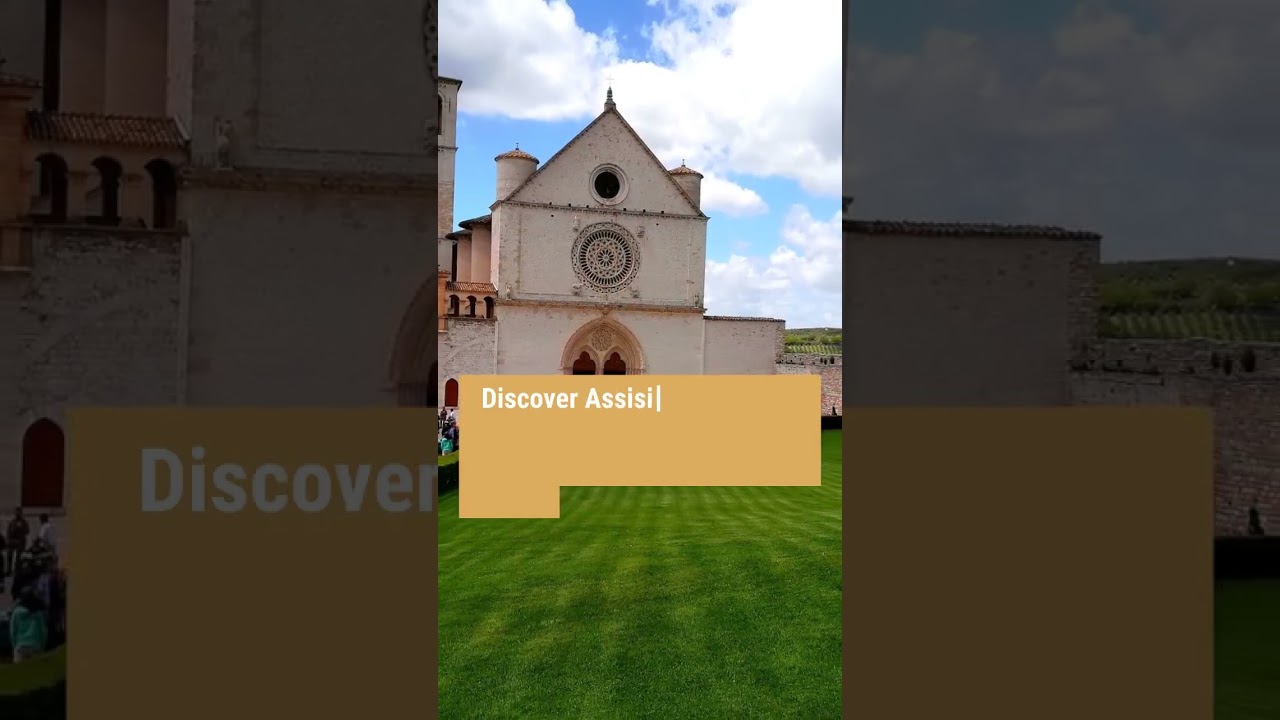 LIVE Walk in Assisi - Umbria, Italian City of Art - UNESCO Heritage Site
