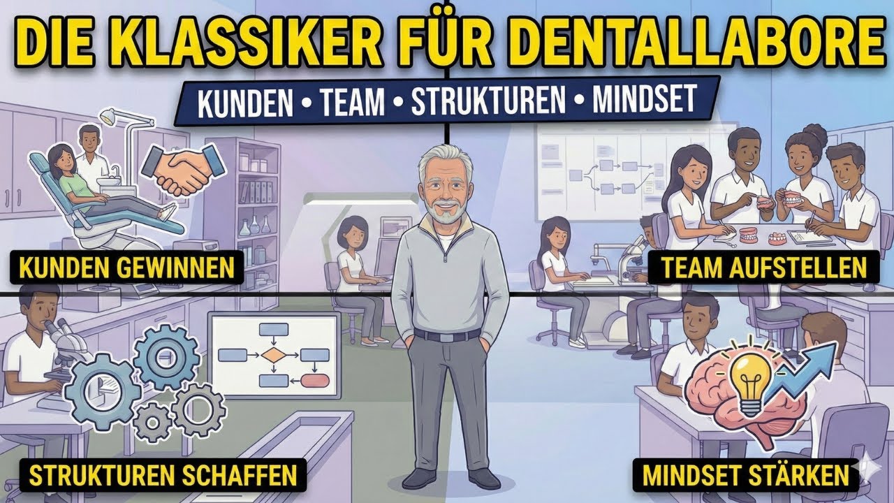 Die Klassiker für Dentallabore.Kunden gewinnen.Team aufstellen.Strukturen schaffen & Mindset stärken