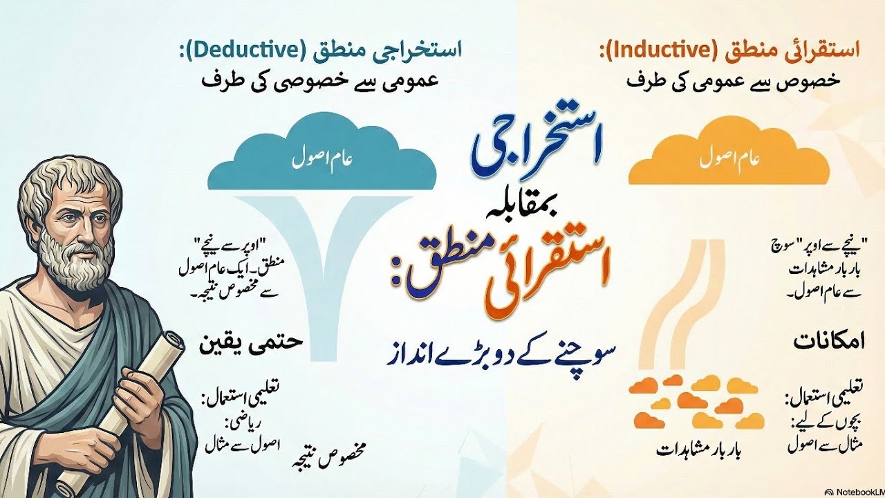 Inductive and deductive method, استخرائ اور استخراجی طریقہ
