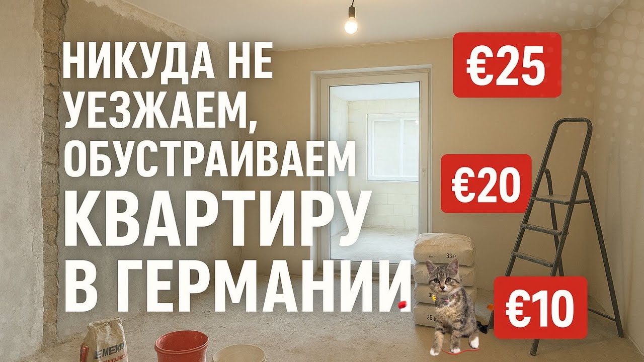 Никуда не уезжаем! Обустраиваем квартиру и считаем расходы.Поздние переселенцы.