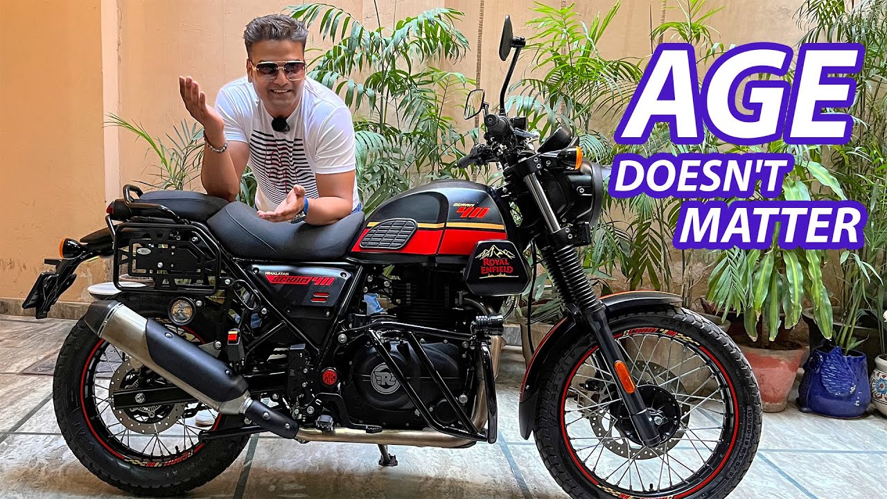 Makeup of this Royal Enfield Scram 411 rider like a bride - King Indian