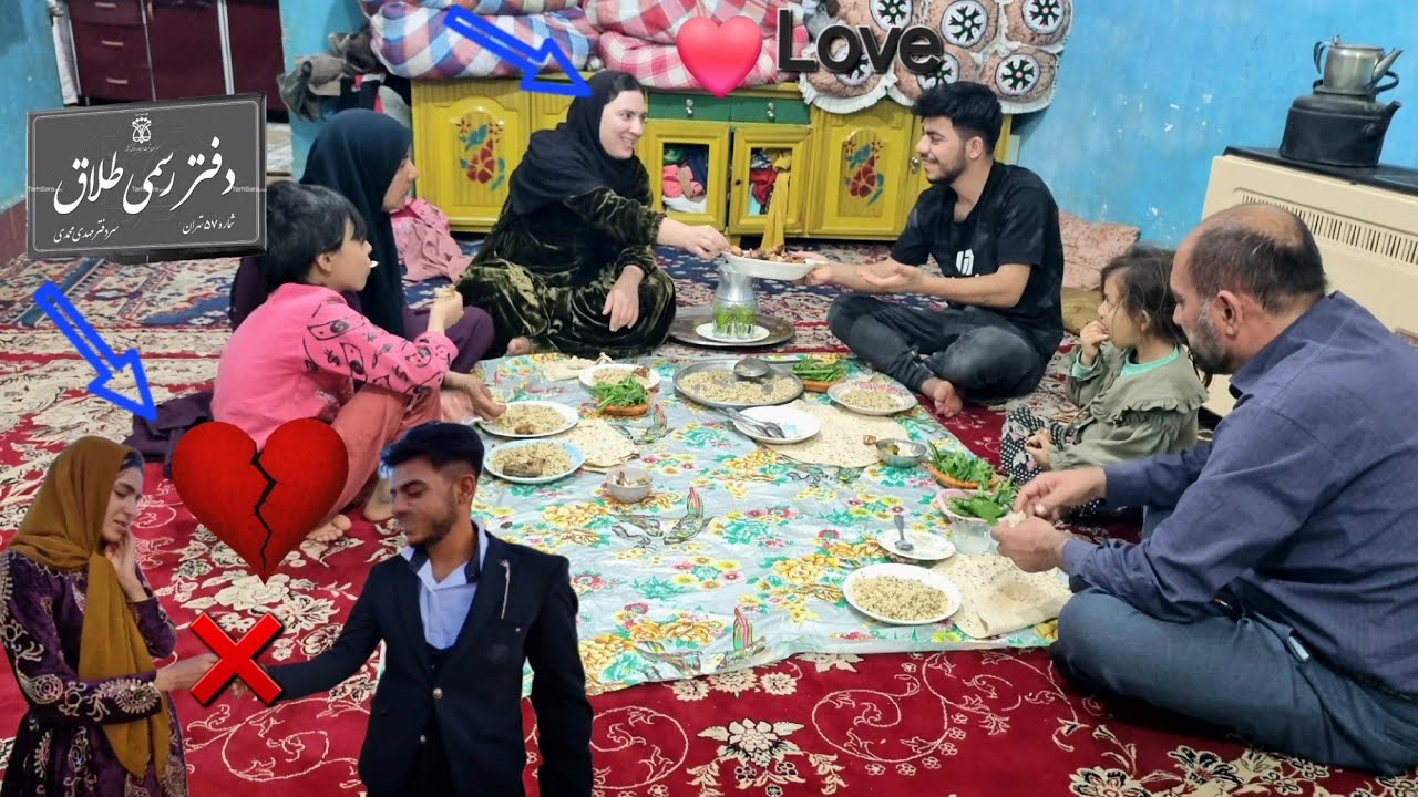 Abolfazl and Sakineh's daily acquaintance; awaiting the court's ruling to finalize the divorce💔👰‍♀️
